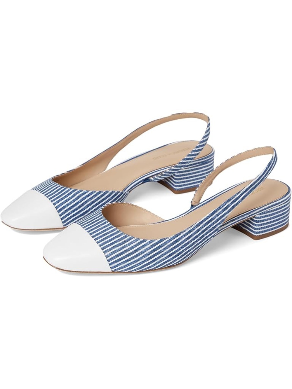 Veronica Beard Cecile Half d'Orsay
Slingback Pump blue & white stripe